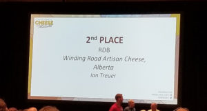 Thistle Rennet Cheese wins second place